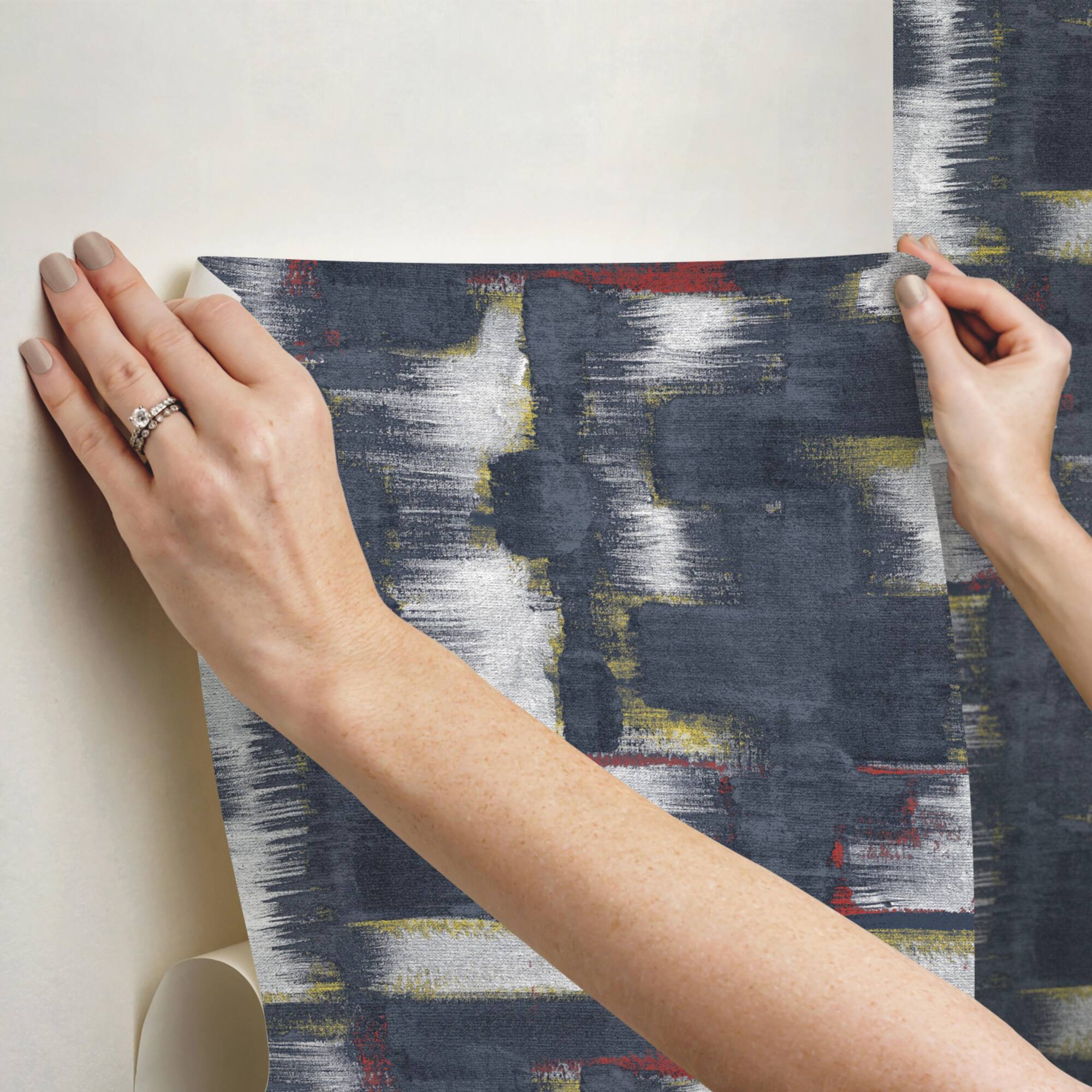 RoomMates Tamara Day Modern Ikat Peel & Stick Wallpaper